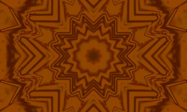 Neon Tunnel Red Green Star Kaleidoscope Vj Loop 5:3 Wide 60fps Screensaver