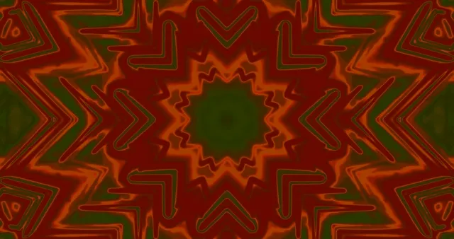 Red Green Neon Tunnel Kaleidoscope Screensaver 4k uhd 60fps Vj loop