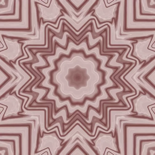 Crimson Star Kaleidoscope Neon Tunnel VJ Loop 1:1 Square 60fps Screensaver