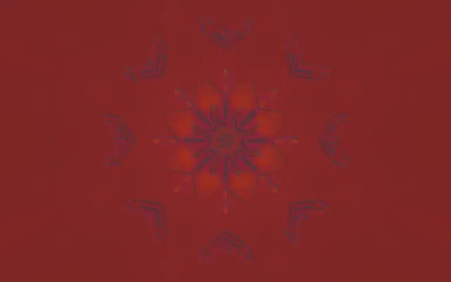 Túnel de Neó Mandala Floc de Neu Vermell Vj Loop 60fps 16:10 MacBook Estalviapantalles