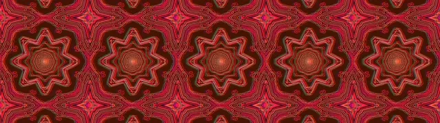 ماندالای قرمز تونل نئون 32:9 Super Ultrawide 60fps محافظ صفحه VJ Loop