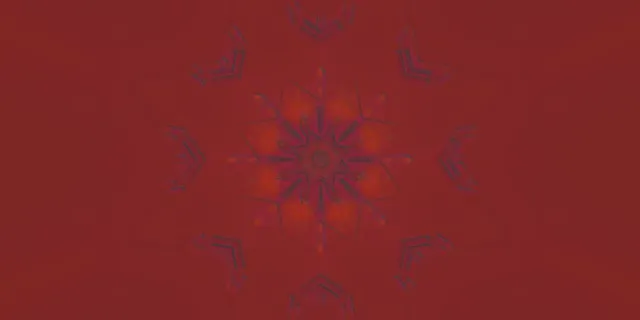 Neon Tunnel Rotes Kaleidoskop Bloom VJ Loop 2:1 Univisium 60fps Bildschirmschoner