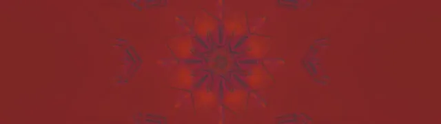 Neon Tunnel Rød Snefnug Mandala VJ Loop 32:9 Super Ultrawide 60fps Pauseskærm