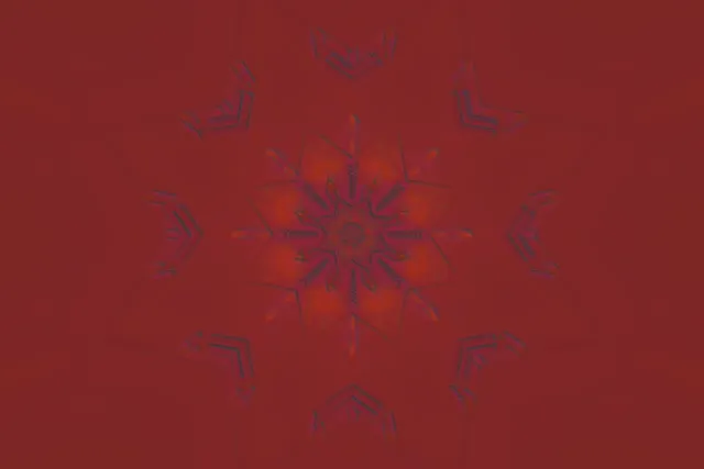 Đường Hầm Neon Bông Tuyết Đỏ Kính Vạn Hoa Vj Loop 3:2 Surface 60fps Screensaver