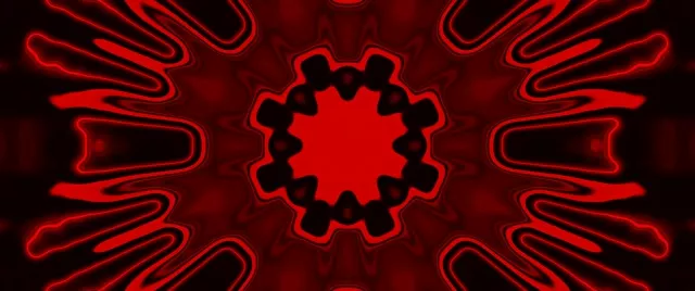 Terowong Neon Radial Merah 2.39:1 Cinemascope 60fps VJ Loop Screensaver