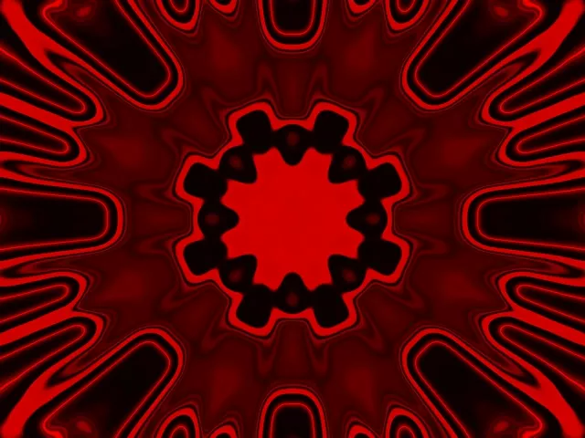 Đường hầm Neon Đỏ Nhịp Độ Xoáy Loop 4:3 Classic 60fps Screensaver