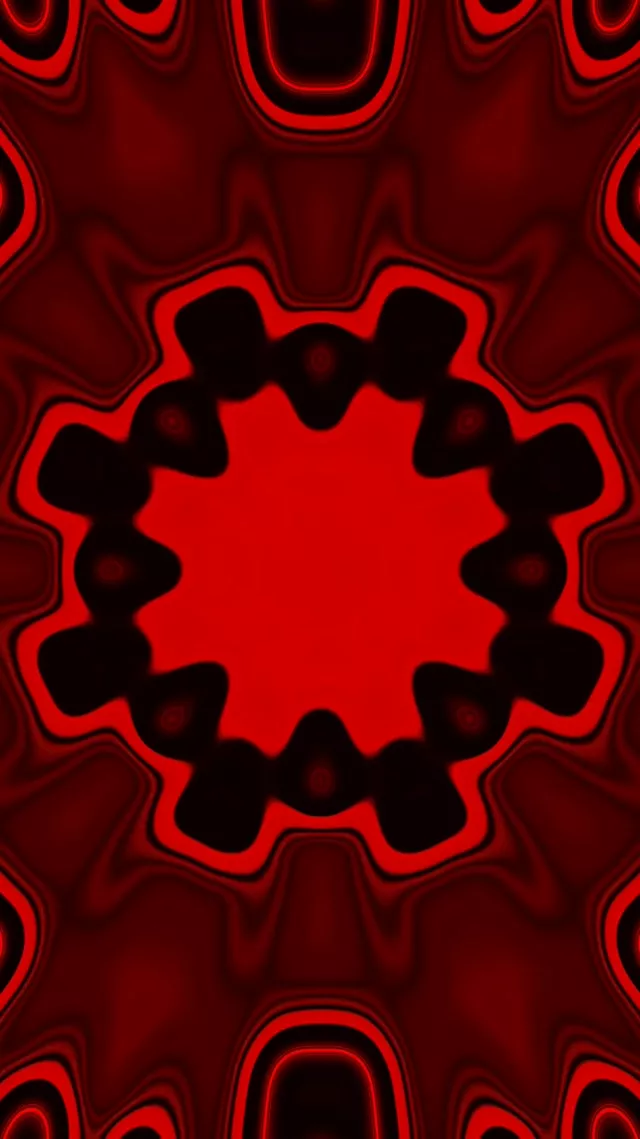 Pulzující neonový tunel kaleidoskop | VJ Loop 9:16 Reels 60fps Screensaver