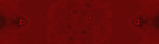 Rød Neon Tunnel Punkt Cirkel Hvirvel Pauseskærm 32:9 Super Ultrawide 60fps VJ Loop