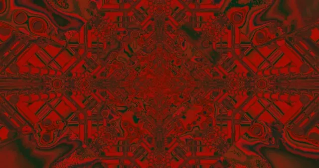 წითელი ნეონის მილაკი ფრაქტალი Screensaver 4K UHD 60fps VJ Loop