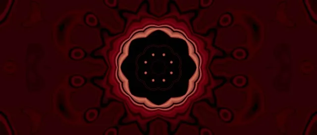 Neon Tunnel Red Kaleidoscope Burst Vj Loop 21:9 Ultrawide 60fps Screensaver