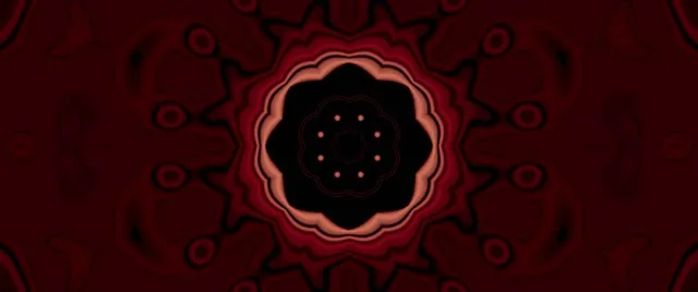 Tunnel Neon Esplosione Caleidoscopio Rosso VJ Loop 2.39:1 Cinemascope 60fps Salvaschermi