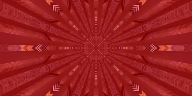 Red Fractal Kaleidoscope Neon Tunnel Vj Loop 2:1 Univisium 60fps Screensaver