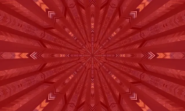 Fractal Vermell Caleidoscopi Túnel de Neó VJ Loop 5:3 Ample 60fps Protector de Pantalla