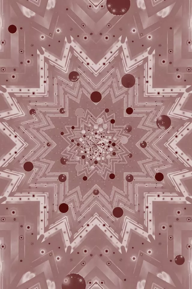 Neonski Tunel Star Burst Kaleidoscope VJ Loop 2:3 Photo Portrait 60fps Screensaver