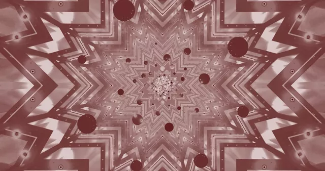 Червона неонова тунель калейдоскоп 4K UHD 60fps Vj loop екранна заставка ПК