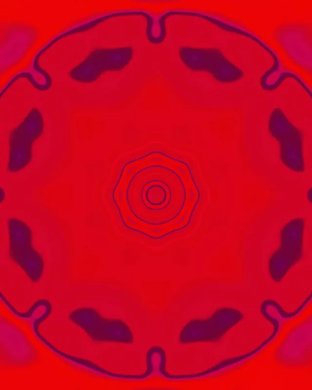 Crveni Neon Tunel Kaleidoskop Loop 60fps 4:5 Instagram Screensaver VJ Loop