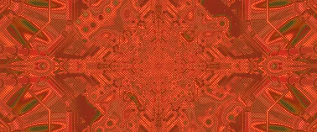 Caleidoscopio Rosso Specchiato Tunnel Neon VJ Loop 2.39:1 Cinemascope 60fps Screensaver