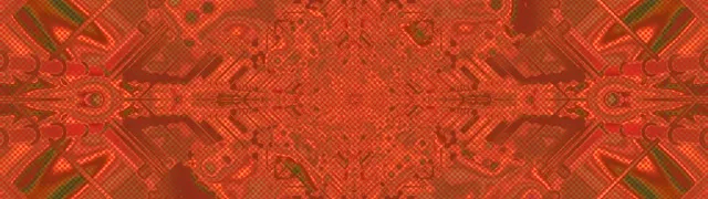 Rød Kaleidoskop Neon Tunnel 32:9 Super Ultrawide 60fps Pauseskærm VJLoops