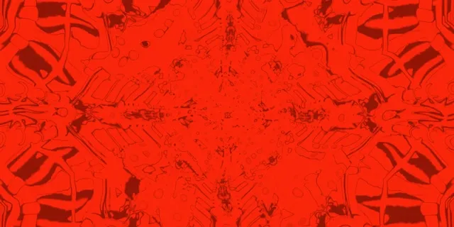 Red Fractal Kaleidoscope Neon Tunnel Vj Loop 2:1 Univisium 60fps Screensaver