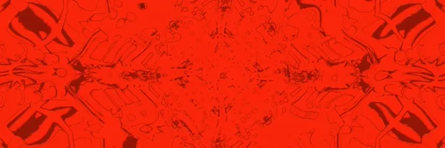 Red Fractal Kaleidoscope Neon Tunnel 3:1 Triple Wide 60fps Screensaver Vj Loop