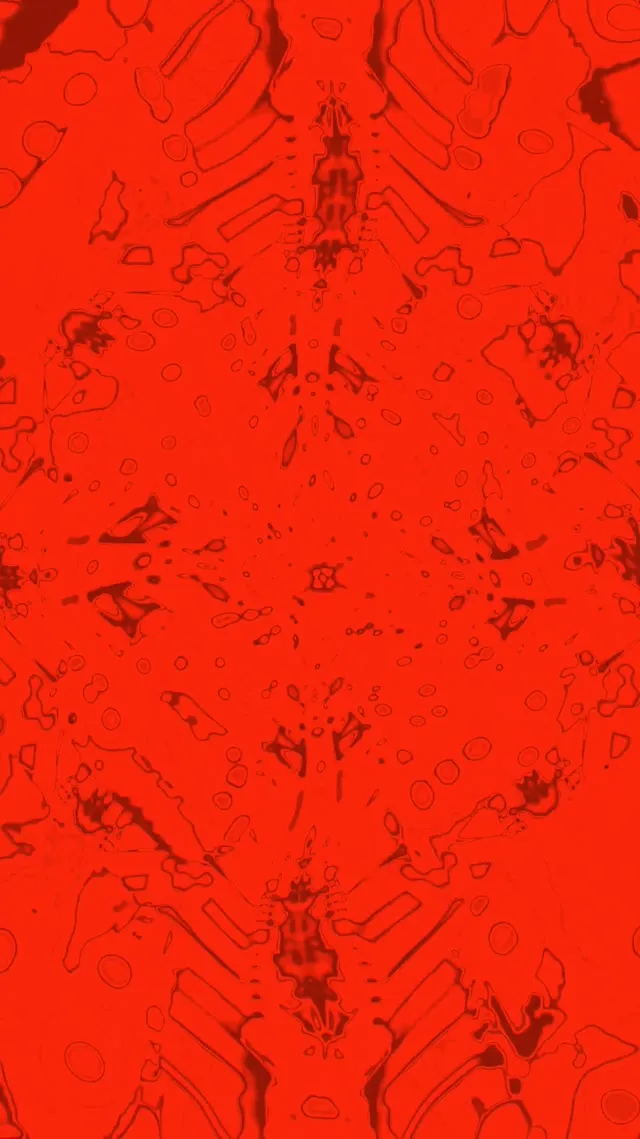 Red Fractal Skeleton Neon Tunnel VJ Loop 9:16 Reels 60fps Screensaver