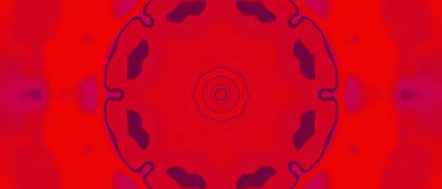 Red Neon Tunnel Kaleidoscope Vj Loop 21:9 Ultrawide 60fps Screensaver