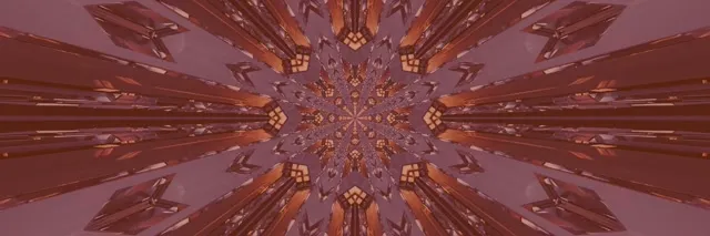 Caleidoscópio Túnel Neon | 3:1 Triple Wide | 60fps VJLoops Protetor de Tela