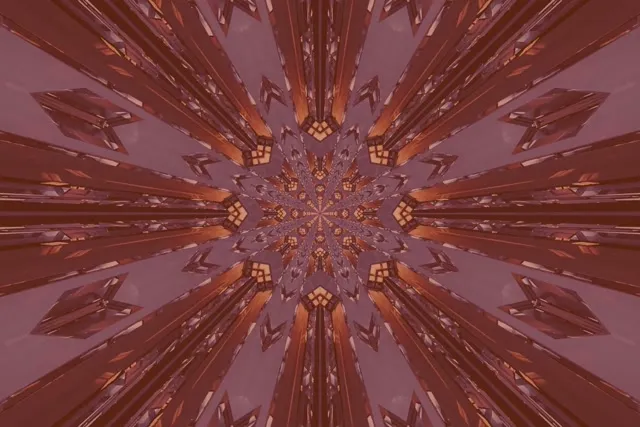 Neon Tunnel Kaleidoscope Burst VJ Loop 3:2 Surface 60fps Screensaver