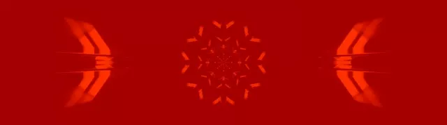 تونل نئون قرمز ماندالا اسکرین سیور 32:9 Super Ultrawide 60fps VJ Loop