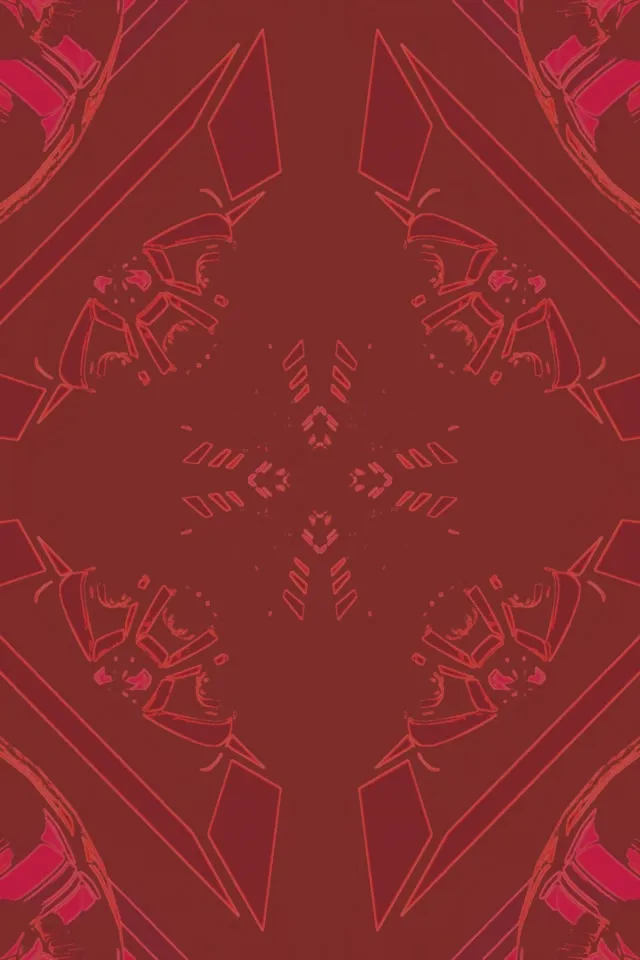 Rdeč Diamant Kaleidoskop Neonski Tunel VJLoops 2:3 Foto Pokončno 60fps Ohranjevalnik zaslona