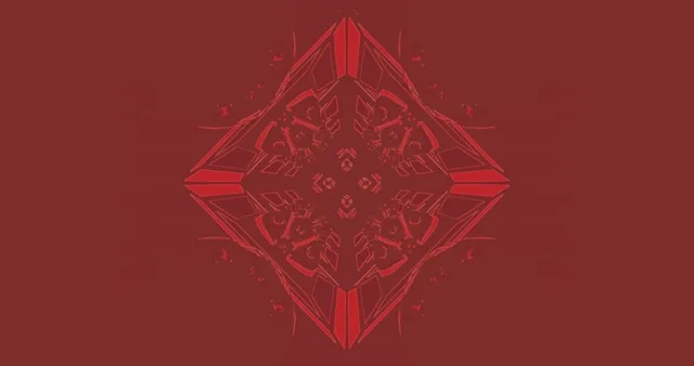 Crveni Neon Tunel Mandala Screensaver 4K UHD 60fps VJ Loop