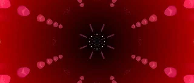 Kaleidoscope neon tunnel 21:9 ultrawide 60fps screensaver vj loop