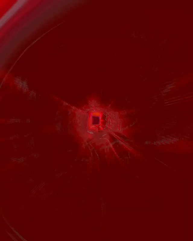 Red Neon Tunnel Pulsating Square Vortex 4:5 Instagram 60fps Screensaver VJ Loop