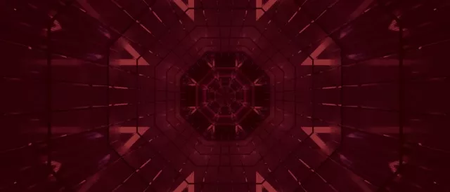 Red Neon Tunnel Screensaver 21:9 Ultrawide 60fps VJ Loop PC Laptop