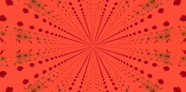 Radial Diamond Burst Neon Tunnel 2:1 Univisium 60fps VJ Loop Screensaver - Đường hầm Neon vụ nổ hình kim cương tỏa sáng 2:1 Univisium 60fps VJ Loop Screensaver