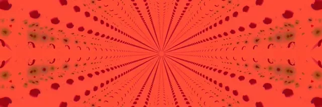 Terowong Neon Merah Radial Burst 3:1 Ultrawide 60fps VJLoops Screensaver