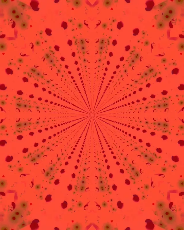 Vórtice Túnel Neon Vermello Radiante | 4:5 Instagram | 60fps Protector VJLoops