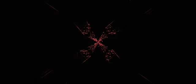 Red Radial Burst Neon Tunnel VJ Loop 21:9 Ultrawide 60fps Screensaver