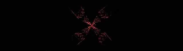 Kırmızı Neon Tunnel Kaleidoscope Burst | 32:9 Ultrawide | 60fps VJ Loop Screensaver