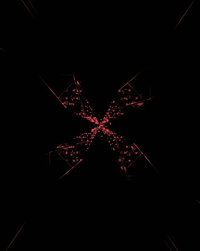 VJLoops ネオンテンネル 4:5 インスタグラム 60fps スクリーンセーバー ラジアル バースト