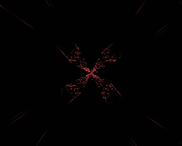 5:4 industrial túnel neon 60fps screensaver vj loop rajada radial