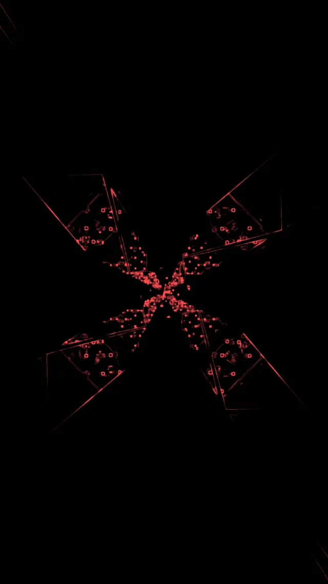 Neon Tunnel Radial Starburst 9:16 Reels 60fps VJ Loop Screensaver