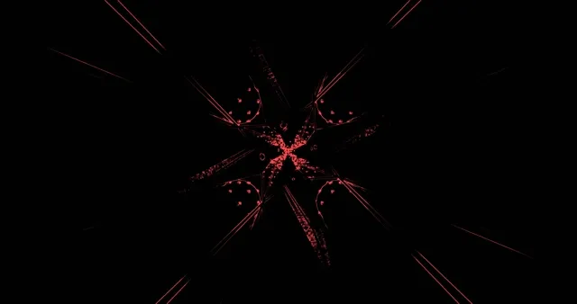Red Neon Tunnel Screensaver 4K UHD 60FPS VJ Animation Loop