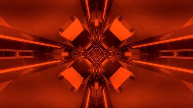 Punane Neon Tunnel Ekraanisäästja 4K UHD 60fps VJLoops