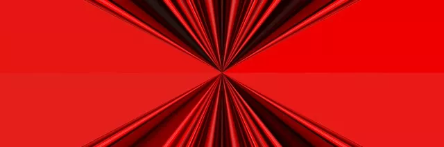 Crveni Neon Tunel Simetrično Kolo 3:1 Triple Wide 60fps Čuvar Ekrana VJ Loop