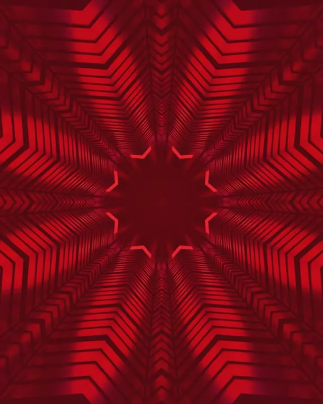 Tunel Neon Lamă Caleidoscop Roșu Vj Loop 4:5 Instagram 60fps Screensaver