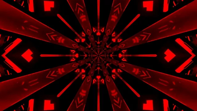 Sarkanais Neona Tunelis Ekrānsaudzētājs 4K UHD 60fps VJLoops