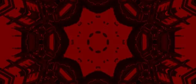 Neon Tunnel Red Hexagon Orbit Vj Loop 21:9 Ultrawide 60fps Screensaver