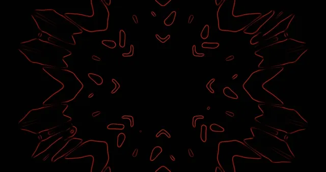 شاشة توقف نفق نيون أحمر 4K UHD 60fps VJ Loop