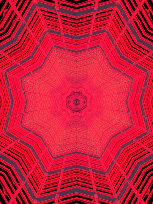 Neon Tunel Rdeči Osmerec Vortex VJ Loop 3:4 iPad Portret 60fps Screensaver